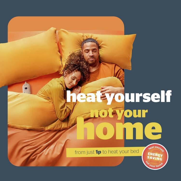 Silentnight Yours and Mine electric underblanket double (British brand)