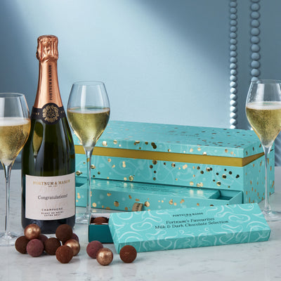 fortnum Fortnum's Personalised Champagne Celebration Box- Buy online at McGrocer