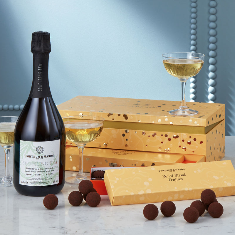 Fortnum's Sparkling Tea Celebration Box 75cl, imported from the UK