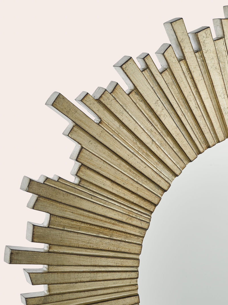 Laura Ashley Gold Lovell Round Sunburst Mirror, UK version