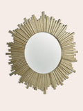 Laura Ashley Gold Lovell Round Sunburst Mirror, UK version