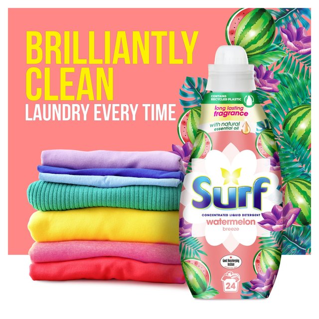 Surf Watermelon Breeze Concentrated Liquid Laundry Detergent 24 Washes 648ml GOODS M&S