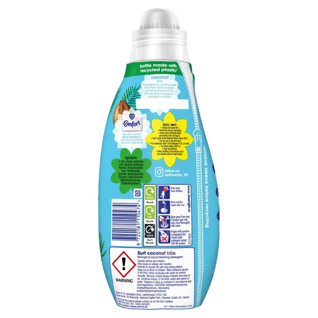 Surf Coconut Bliss Concentrated Liquid Laundry Detergent 24 Washes 648ml GOODS M&S