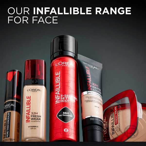 L'Oréal Paris Setting Spray 3-Second Infallible 75ml, UK version