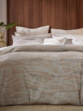 Vantona cream Hardwick Jacquard duvet cover and pillowcase set (British brand)