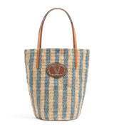 Harrods Valentino Garavani Straw VLogo Signature Bucket Bag- Buy online at McGrocer