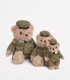Harrods Small Green Man Bear teddy bear 13cm, UK version