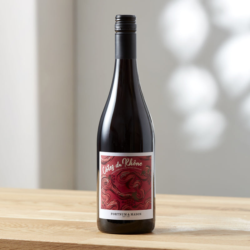Fortnum's Côtes du Rhône red wine 75cl - British product