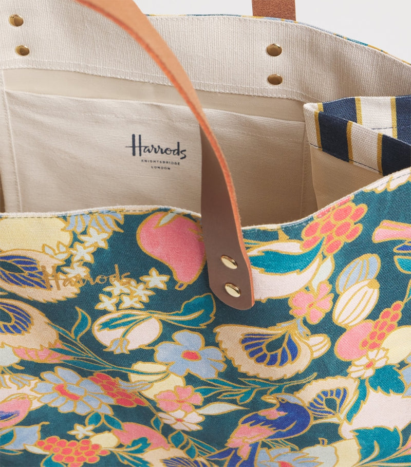 Harrods large Enchanted Emporium juco tote bag, UK version