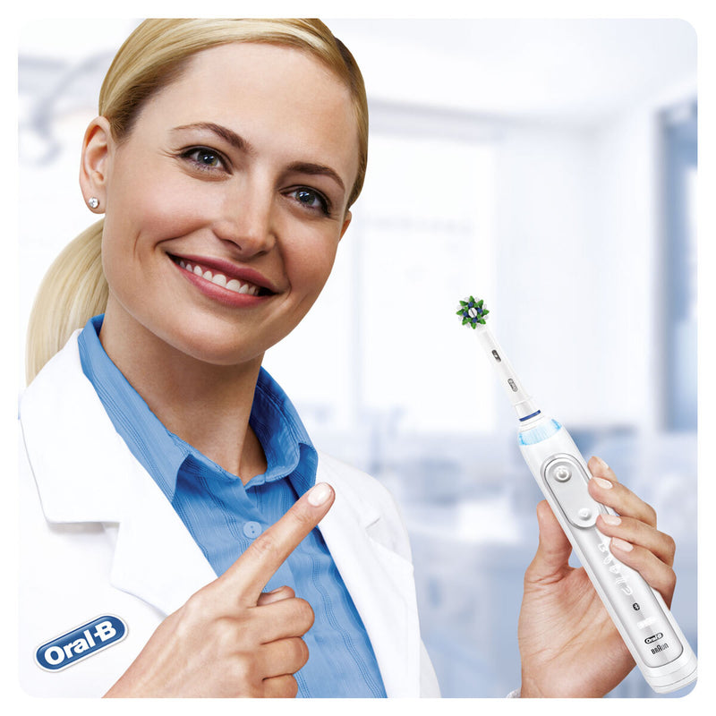 Oral-B CrossAction replacement toothbrush heads 8 pack, imported from the UK