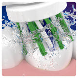 Oral-B CrossAction replacement toothbrush heads 8 pack, imported from the UK