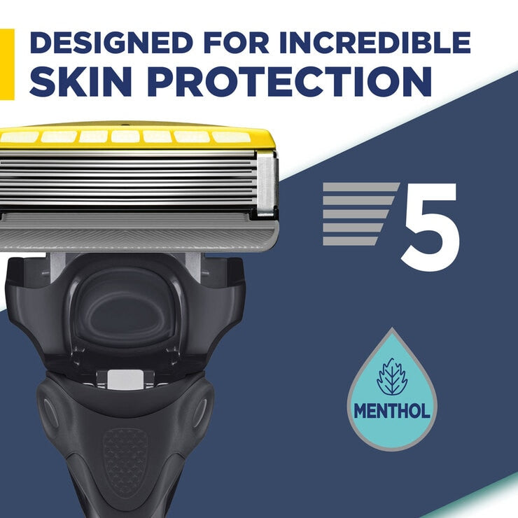 Wilkinson Sword Hydro 5 Ultimate manual razor with 9 blades and handle (British brand)