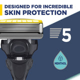Wilkinson Sword Hydro 5 Ultimate manual razor with 9 blades and handle (British brand)