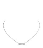 Messika Move Classique white gold diamond necklace, imported from the UK