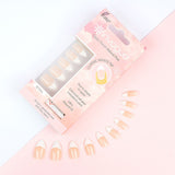 Invogue Pink French Oval Nails Pack of 28, UK version