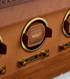 WOLF Brogue triple watch winder with storage, UK version