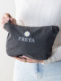 No Ordinary Gift personalised washed finish pouch 18x21cm, UK version