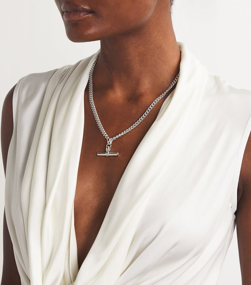 Tilly Sveaas sterling silver Curblink chain necklace - British product