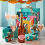 Fortnum's sparkling birthday gift box with prosecco and biscuits, UK version