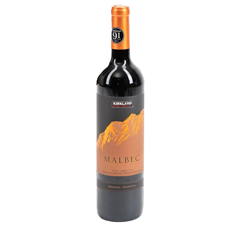 Kirkland Signature Malbec 2023 Red Wine 75cl, UK version
