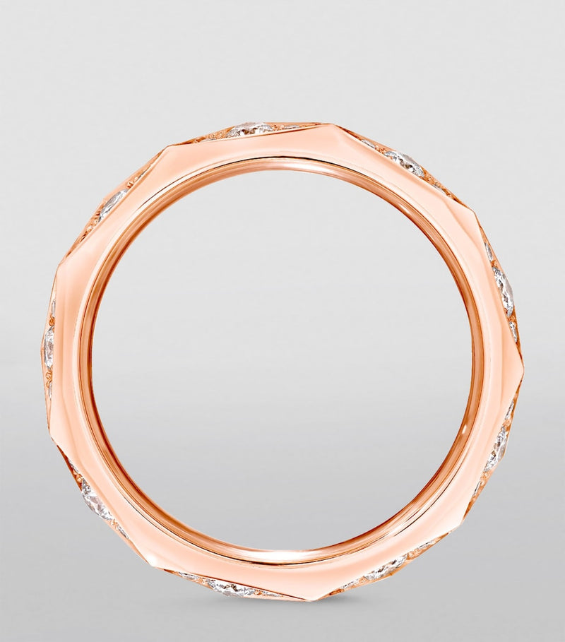 Graff LG Signature rose gold diamond ring - UK version