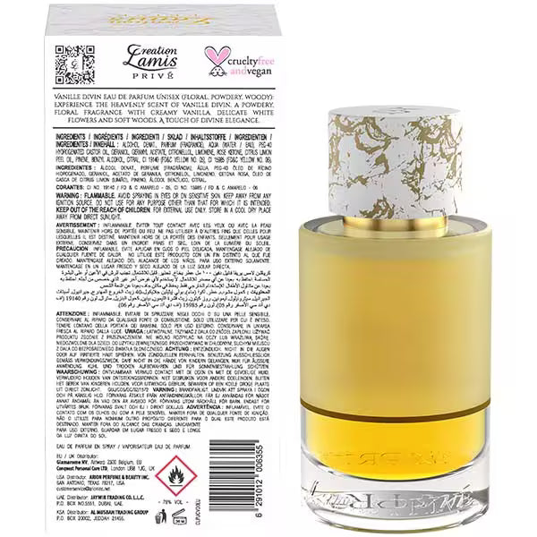Lamis Eau De Parfum Vanille Divin 100ml - British product