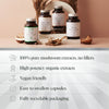 Organic Reishi Mushroom Dual Extract Supplement 60 Vegan Capsules