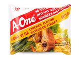 A-One chicken flavour instant noodle soup, UK version