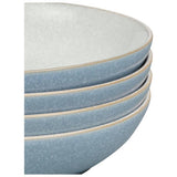 Denby Elements stoneware pasta bowls 22cm set of 4 - British product