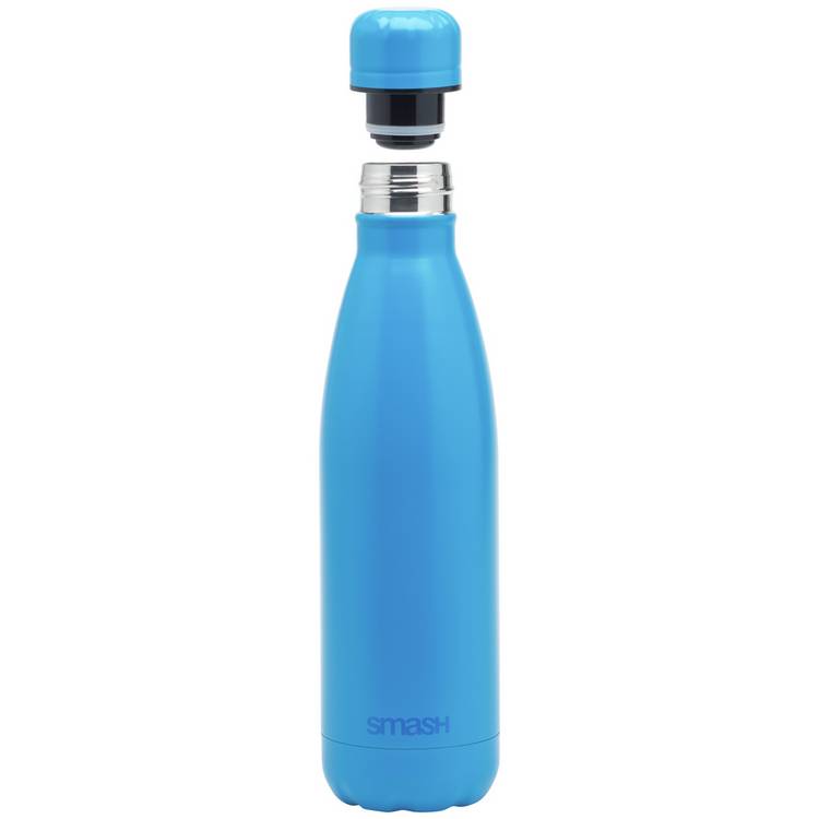 Smash twin wall blue water bottle 500ml (British brand)