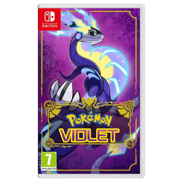 Pokémon Violet Nintendo Switch game card, imported from the UK