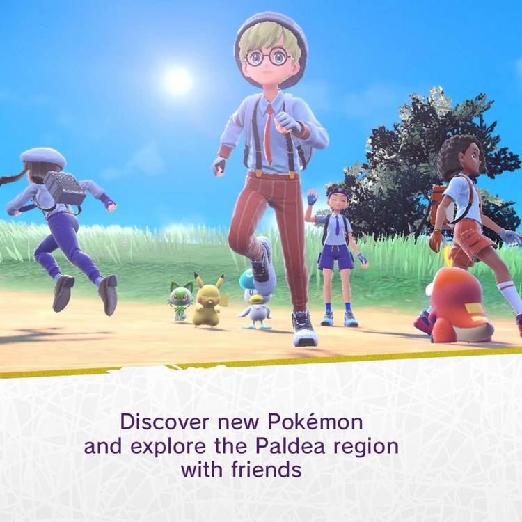 Pokémon Violet Nintendo Switch game card, imported from the UK