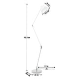 Habitat 60 Bobby floor lamp multicoloured - British product