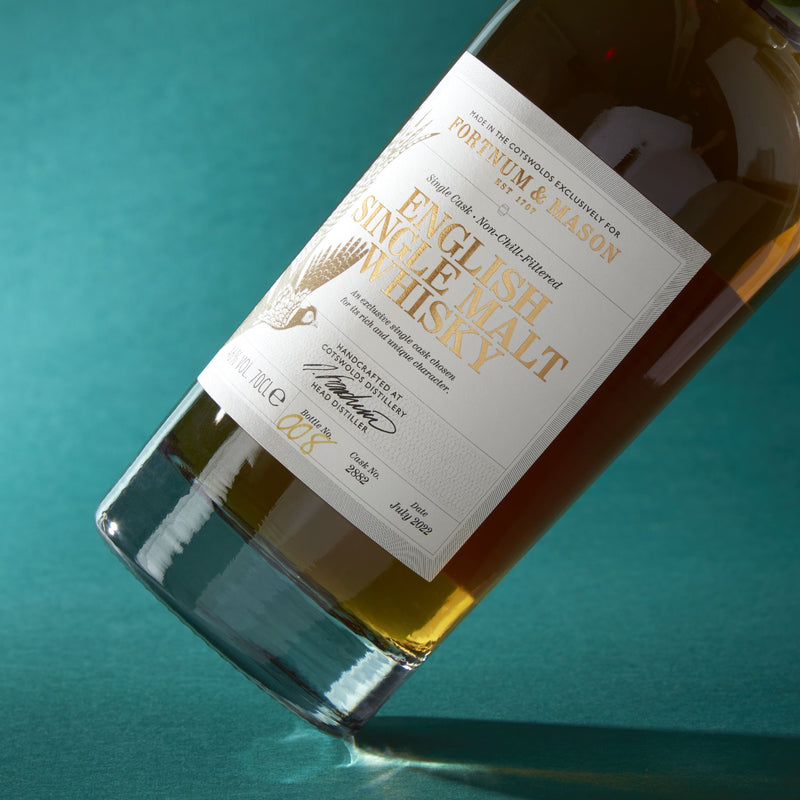 Fortnum's English single malt whisky 70cl single cask (British brand)