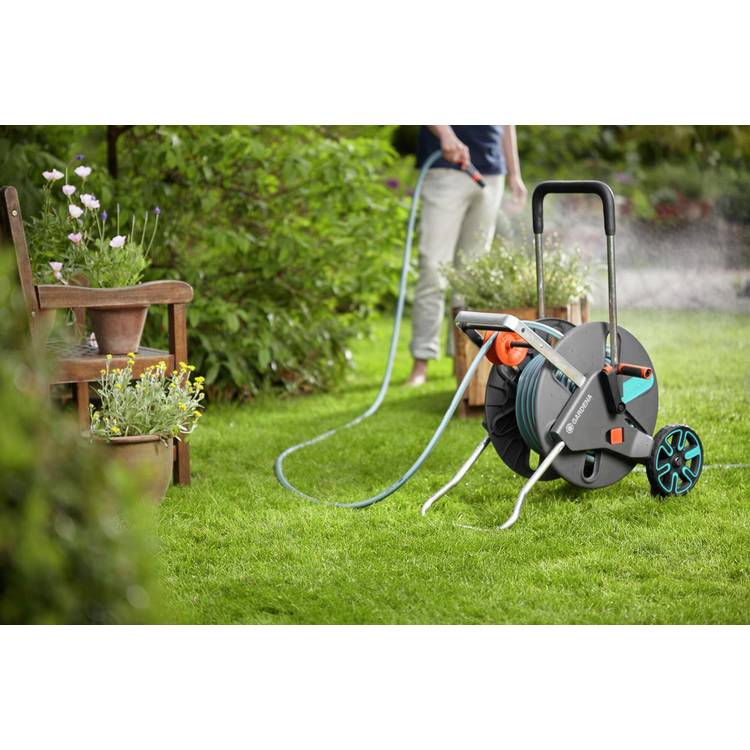 Gardena CleverRoll L Easy hose trolley 50m - British product