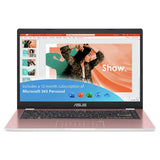 Argos ASUS E410 14in Laptop Pink Intel Celeron 4GB 128GB eMMC Microsoft 365 Bundle- Buy online at McGrocer