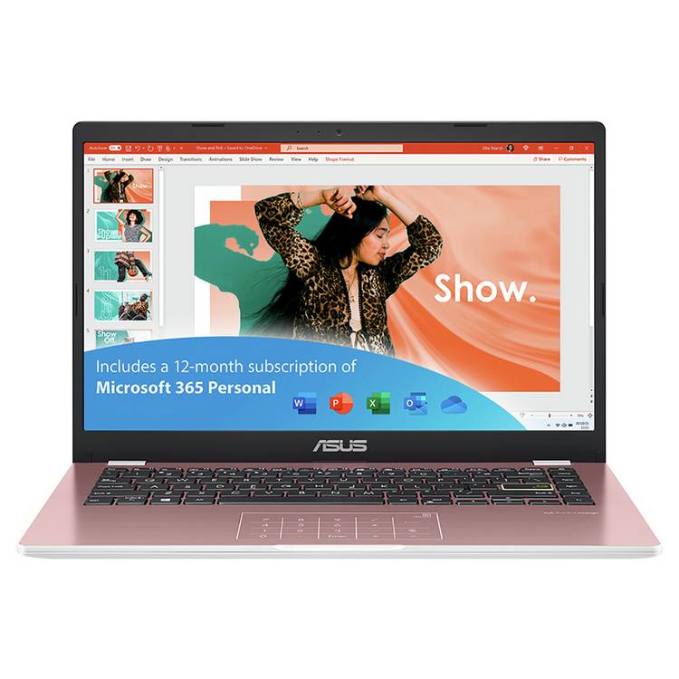 ASUS E410 14in laptop 4GB 128GB (British brand)