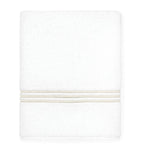 Pratesi hand-embroidered hand towel, 50cm x 75cm, imported from the UK