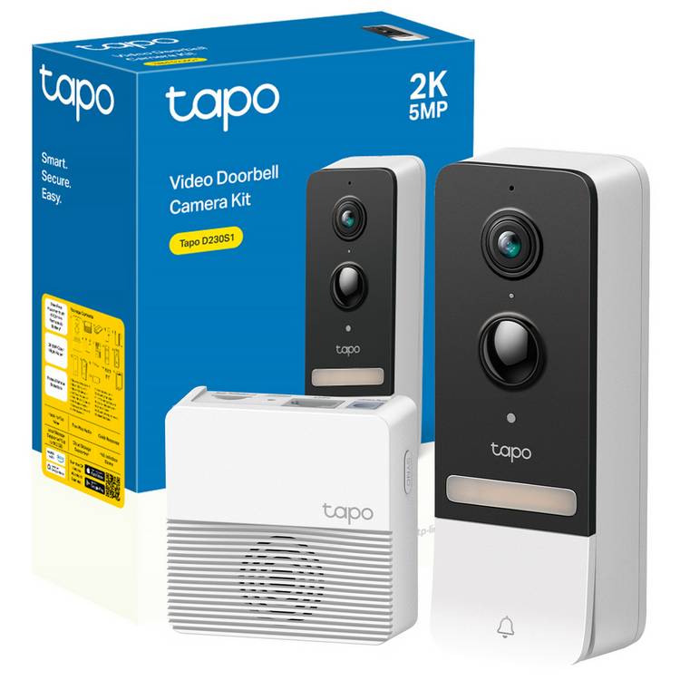 Tapo D230S1 video doorbell 2K 5MP, UK version