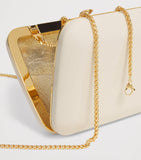 Jeffrey Levinson mirrored Finley clutch bag (British brand)
