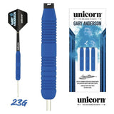 Argos Unicorn Gary Anderson 23g Rubberised Brass Darts- Buy online at McGrocer