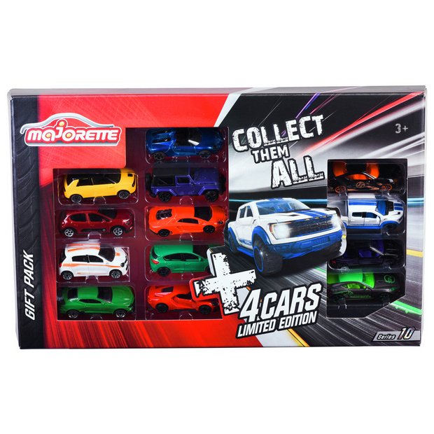 Majorette toy car giftpack with 10 models, imported from the UK