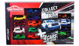 Majorette toy car giftpack with 10 models, imported from the UK