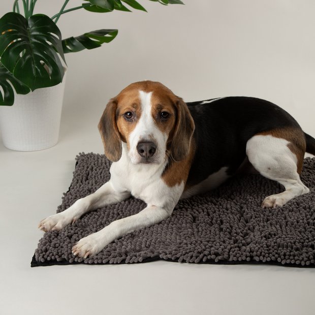 Scruffs Noodle Grey Pet Dry Mat medium - British product