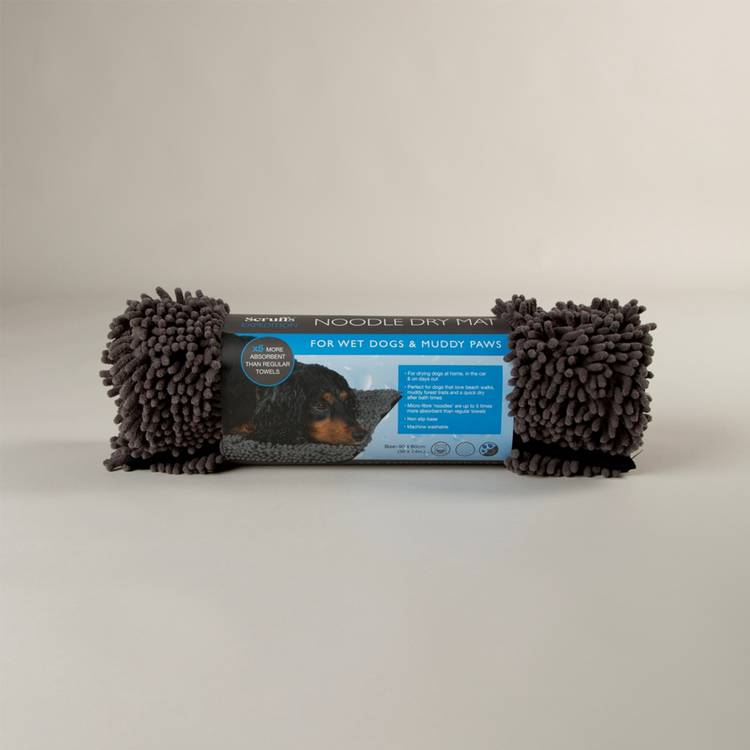 Scruffs Noodle Grey Pet Dry Mat medium - British product