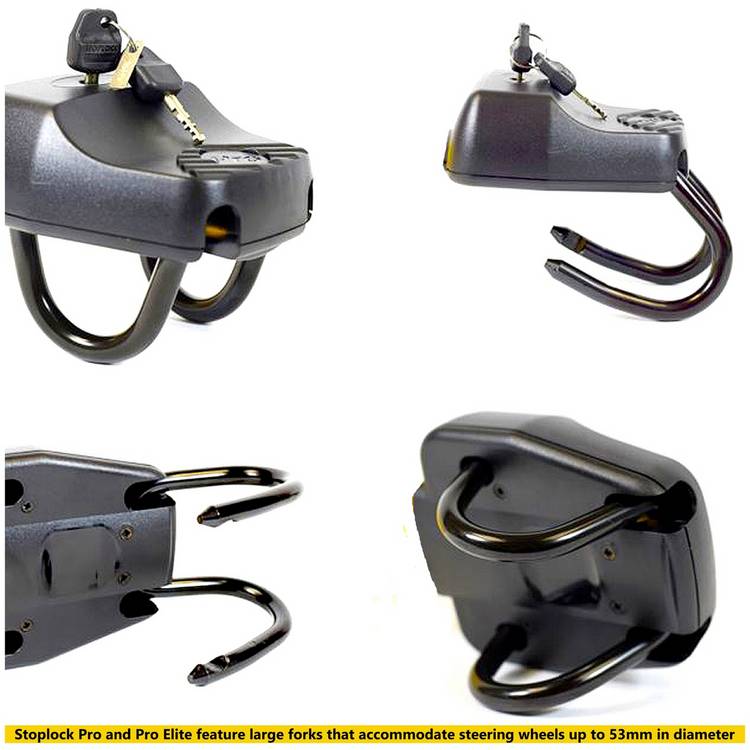 Stoplock Pro Elite steering wheel lock (British brand)