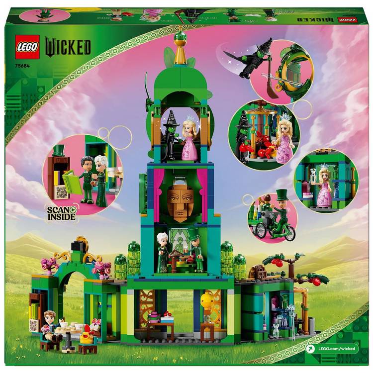 LEGO Wicked Emerald City building toy set 945 pieces, imported from the UK