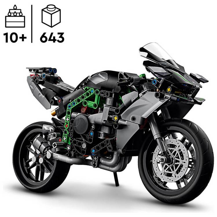 LEGO Technic Kawasaki Ninja H2R motorcycle 42170 (British brand)