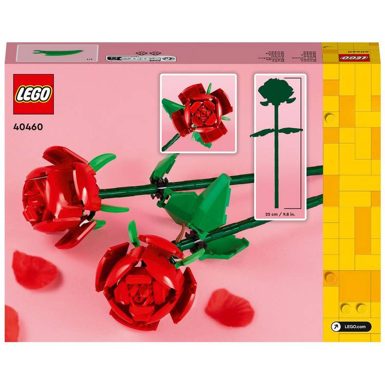 LEGO Creator Roses 40460 building set, imported from the UK