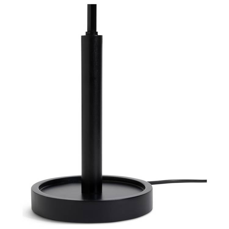 Argos Home Gloss black table lamp 47cm (British brand)